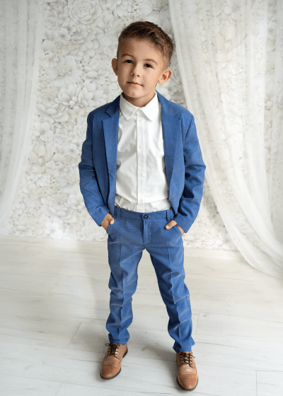 Tomas garnitur niebieski dla chłopca 2-częściowy